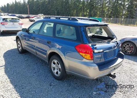 2007 Subaru Outback 2.5I Basic from USA, damaged, VIN 4S4BP61CX77334890